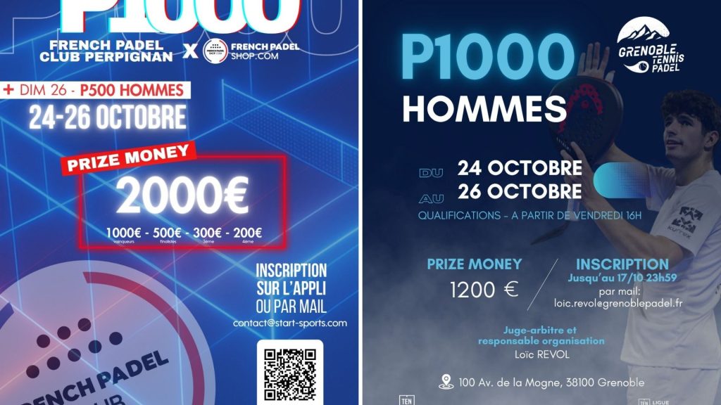 P1000 French Padel Club Perpignan : le tournoi, le plateau et le palmarès