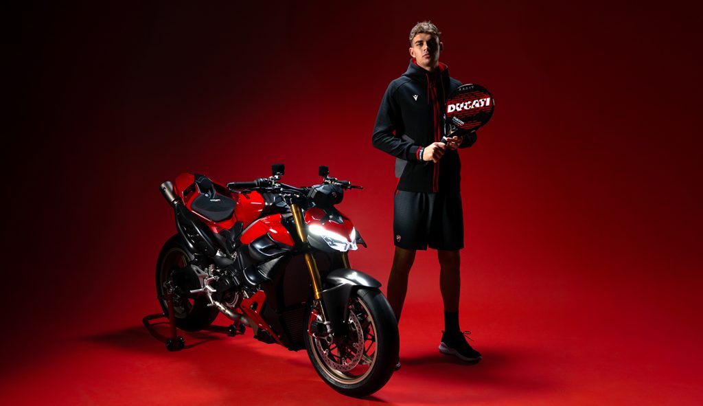 Pala Ducati × Macron : les raquettes Hero Pro Power et Hero Pro Control