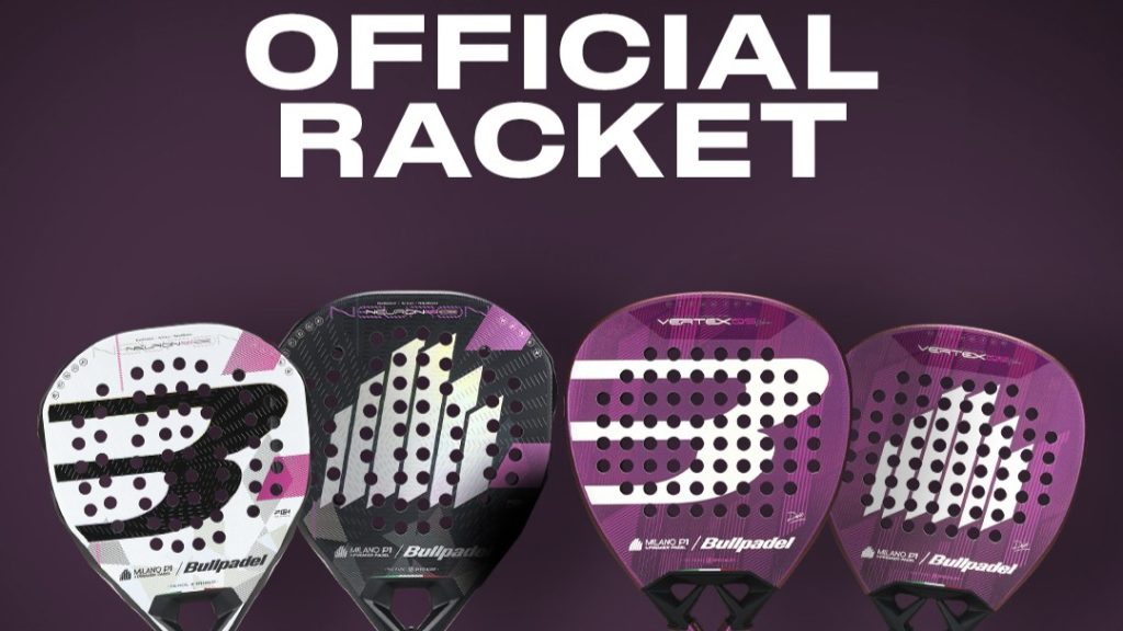 Bullpadel Milano Edition : les raquettes en édition spéciale du P1 de Milan