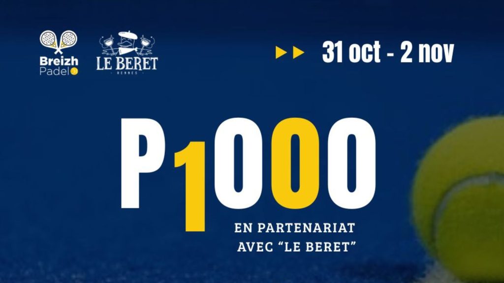 P1000 Breizh Padel : le tournoi, le plateau et les favoris