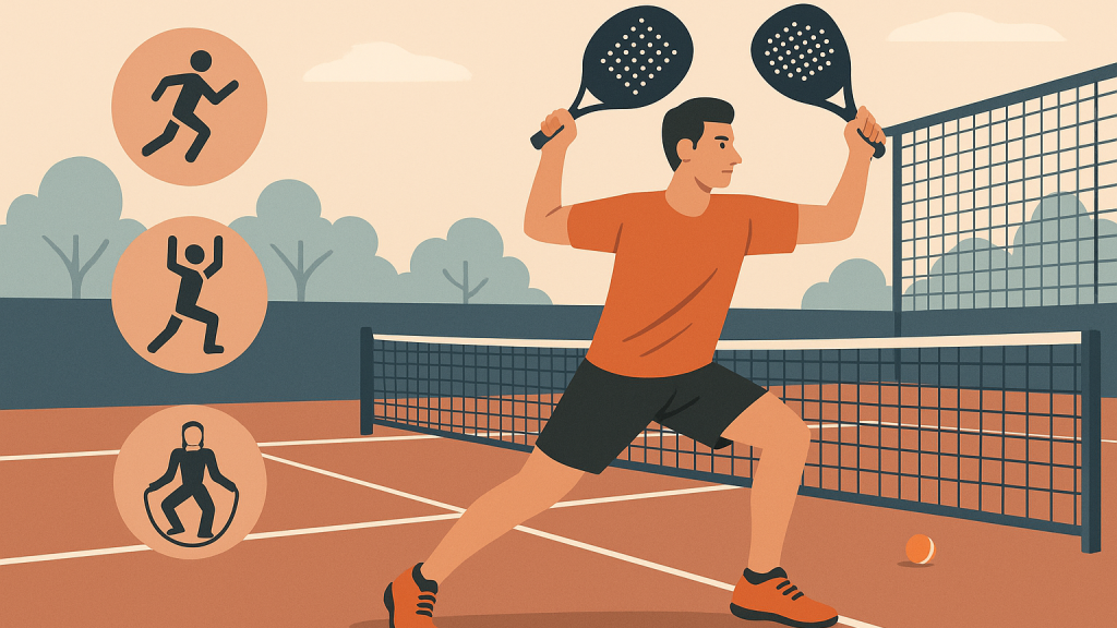 Échauffement au padel : la routine de 10 minutes avant de jouer
