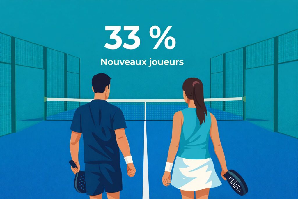 Observatoire du padel 2025 : 850 000 joueurs et 4 100 pistes en France