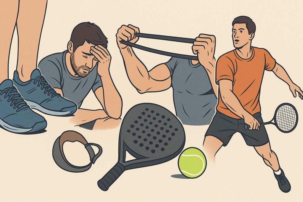 Blessures au padel : les plus fréquentes et comment les prévenir