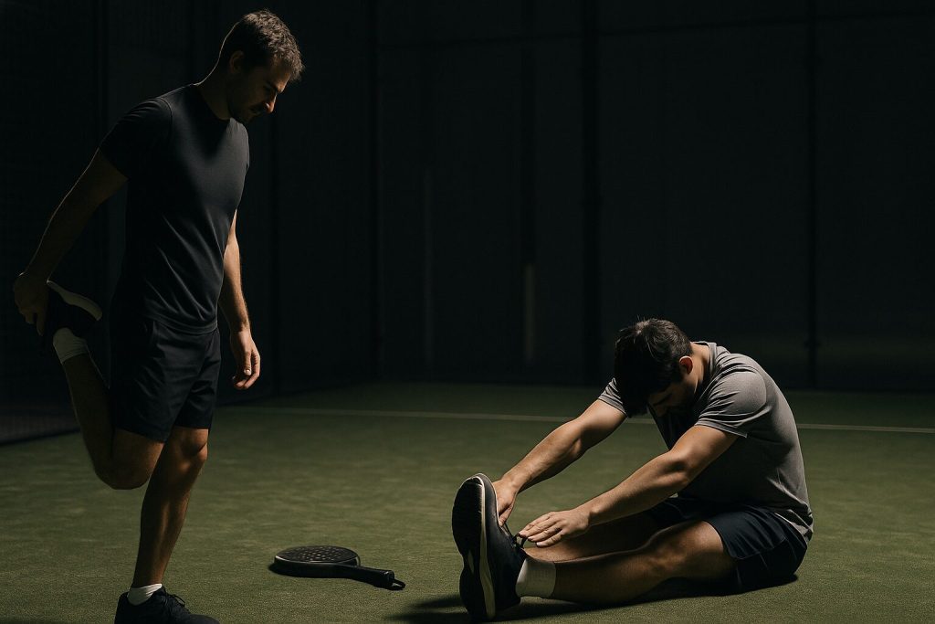 Échauffement au padel : la routine de 10 minutes avant de jouer