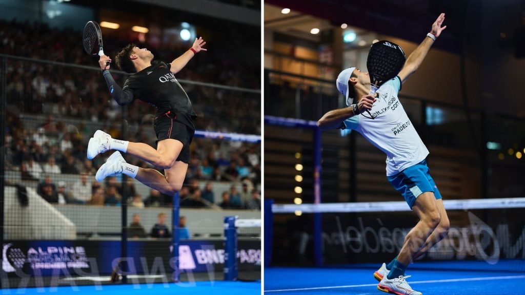 Le smash au padel : par 3, par 4, rulo et smash à plat
