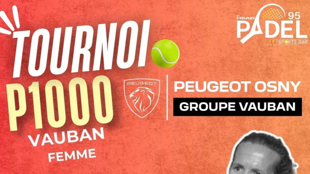P1000 Padel 95 Pontoise : le tournoi, le tableau et les résultats